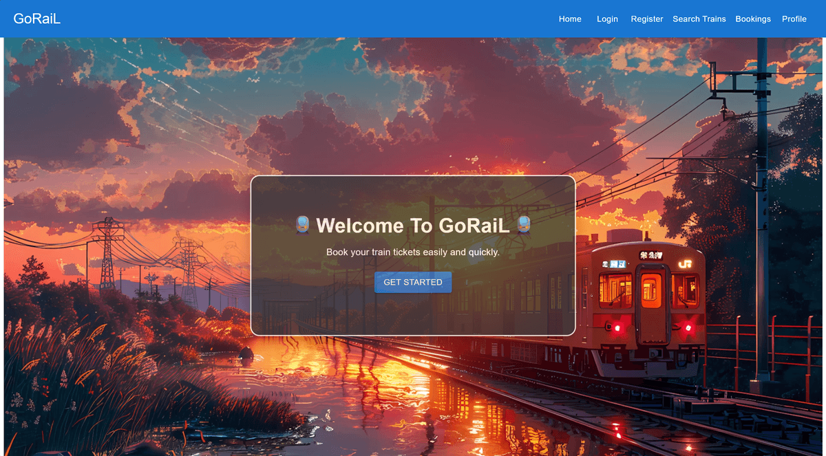 GoRail - Cloud-Based Train Ticket Booking System