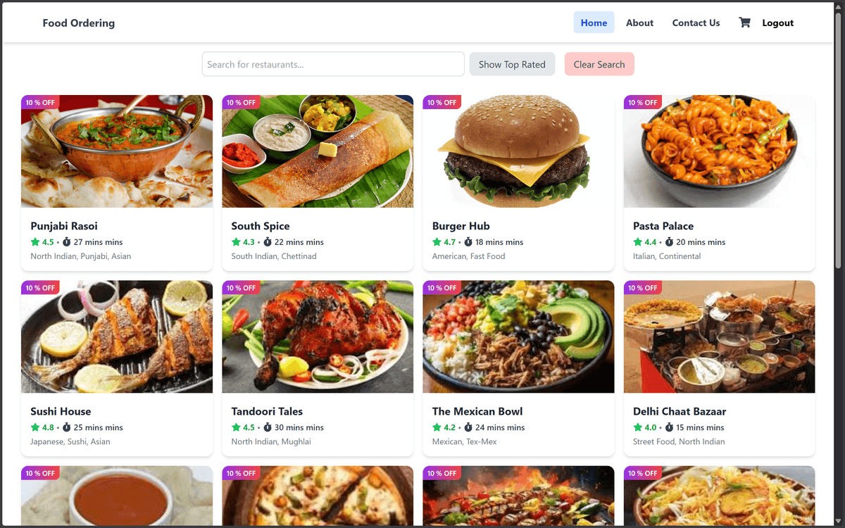 Swiggy Clone - Food Ordering App